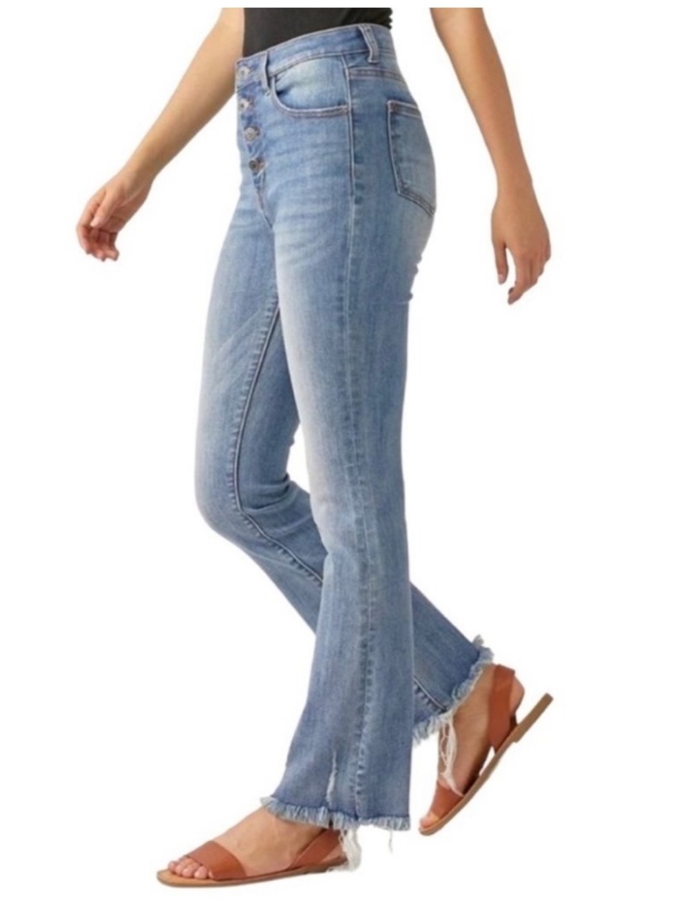 Risen Wide Leg Jeans Size 30 / 11
